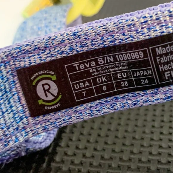 Teva Ladies Midform Multi-colored Sandals Size 7 - Picture 12 of 12